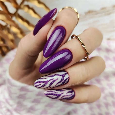 58 Purple Nail Designs That Surely Draw Attention - GlowingFem