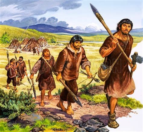 Historical Picture Archive – ‘stone age’ historical pictures | Prehistoric man, Ancient humans ...