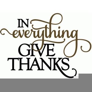 Give Thanks Clip Art