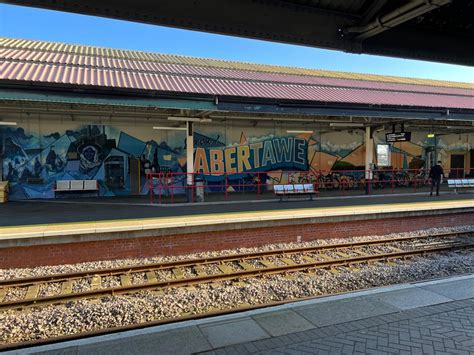 The colourful new mural welcoming travellers to Swansea Railway Station - South West Wales Connected