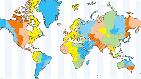 Show Me A Map Of The Time Zones - Vector U S Map