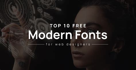 Top 10 Free Modern Fonts for Designers | B3 Multimedia Solutions