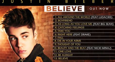 Justin bieber my world acoustic album song list