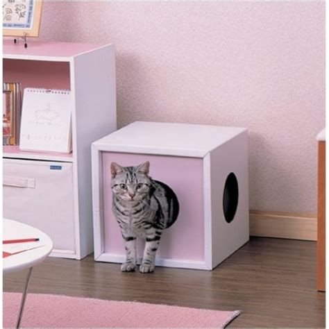 ABC Pet Plaza - Cardboard Cat Box w/Corrugated Cat Scratcher, Blue, TTB-4