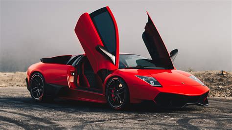 Lamborghini Murcielago Matte Red Wallpapers | HD Wallpapers