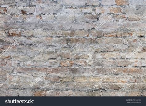 Modern Brick Wall Background Renovated Cracked Stock Photo 731568709 | Shutterstock