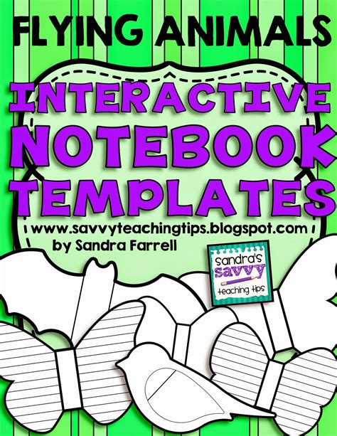 Interactive Notebook Templates - savvy teaching tips