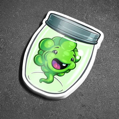 Fart in a Jar Transparent Sticker | Etsy