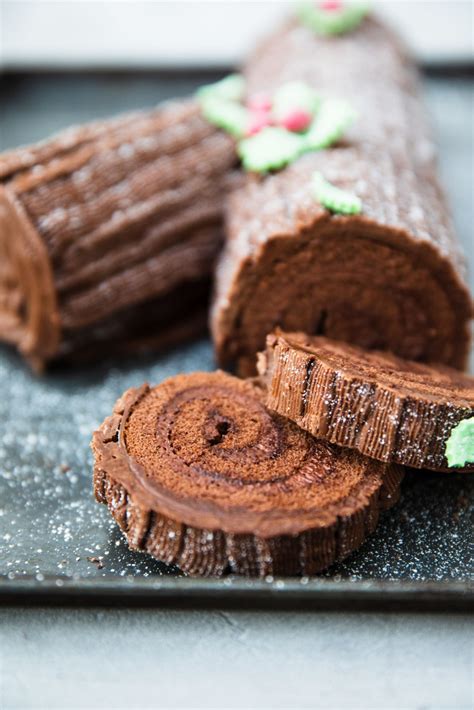 Yule Log (Extra Chocolatey) Recipe for Christmas by Katie Pix