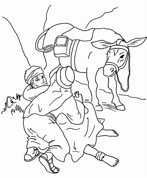 Good Samaritan Coloring Pages For Kids - Coloring Home