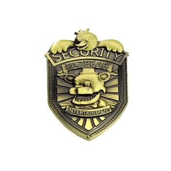 Fnaf Security Guard Badge Freddy Fazbear's Night Guard In Fnaf Costume Gifts For Kids Men Women ...