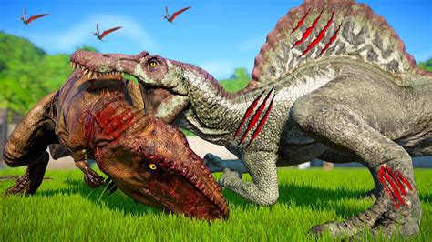 Giganotosaurus Vs Spinosaurus Jurassic World