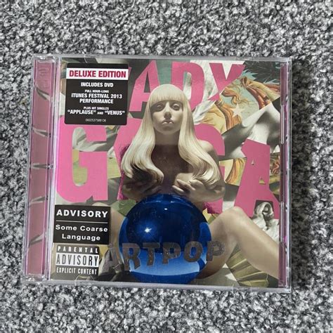 Lady Gaga ARTPOP album with dvd in mint condition... - Depop