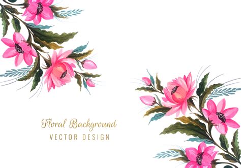 watercolor flower design 692847 Vector Art at Vecteezy