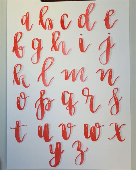 ordershewrotenyc.com alphabet card calligraphy alphabet, modern calligraphy | cute font ideas ...