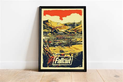 Fallout 4 Poster Game Poster Home Decoration Living Room Artwork Painting Canvas Painting ...