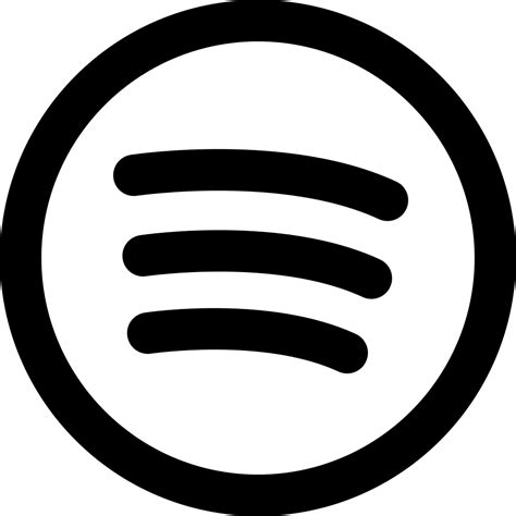 Spotify logo white png - liomesh