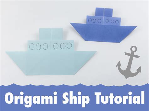 Traditional Origami Ship Tutorial