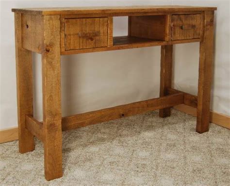 Rustic Sofa Table - De Vries Woodcrafters