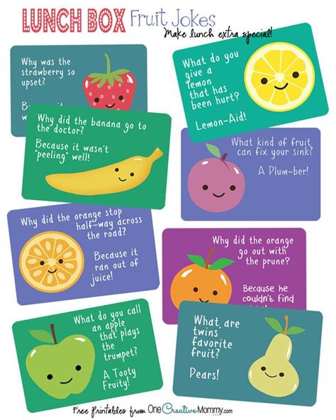 Lunch Box Jokes for Back to School! - onecreativemommy.com