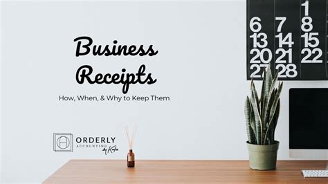 Business Receipts: How, When, & Why to Keep Them