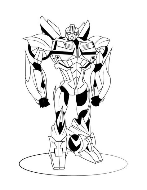 Rescue Bots Bumblebee Coloring Page - Free Printable Coloring Pages for Kids