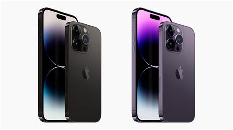 New iPhone 14 Pro Color Options: Space Black and Deep Purple - MacRumors