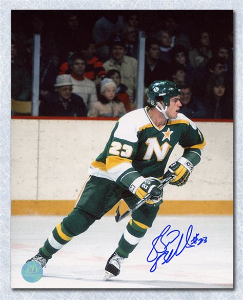 AJ Sports | Brian Bellows Signed Minnesota North Stars Vintage 8x10 Photo