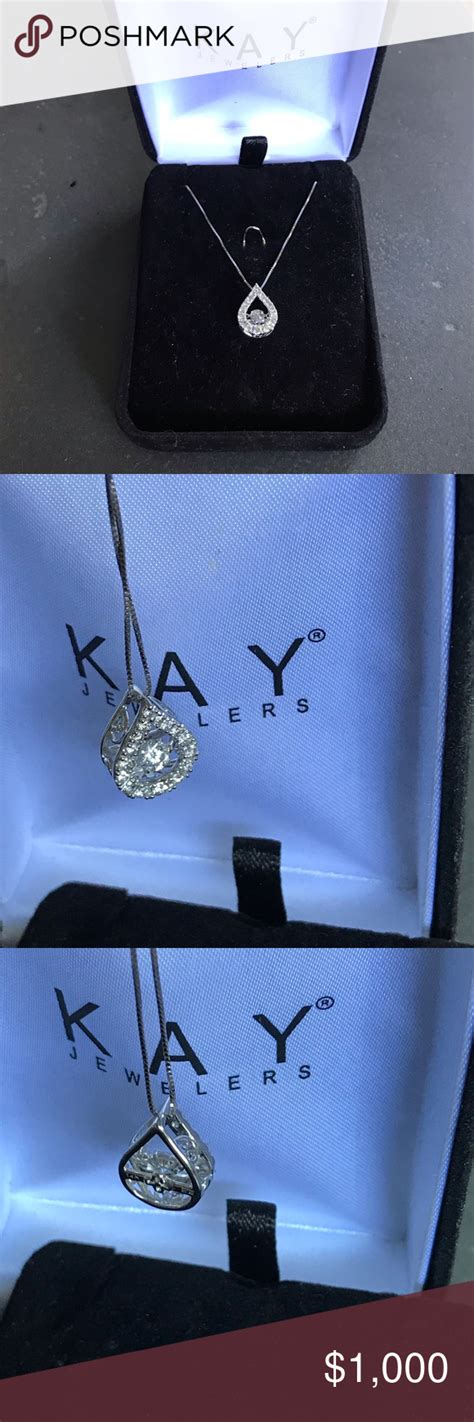 Kay Jewelers floating diamond pendant