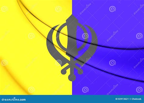 Flag Of Khalistan Royalty-Free Stock Photo | CartoonDealer.com #100564125