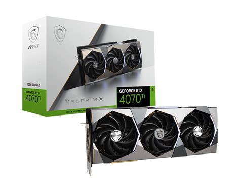 MSI GeForce RTX™ 4070 Ti SUPRIM X 12G