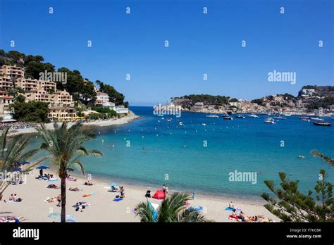 Port de Soller beach appartments Stock Photo - Alamy