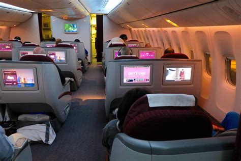 Qatar Airways Business Class 777 Overview – QR714 Houston - Doha