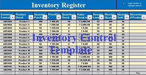 Download Inventory Management Excel Template - ExcelDataPro | Inventory management templates ...