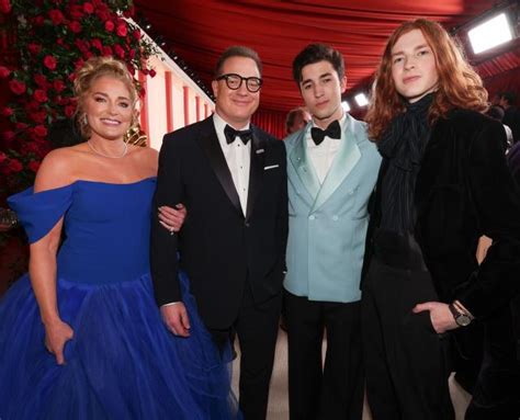 Brendan Fraser's Sons Say They're 'Unbelievably Proud' of Him as They Join Dad at Oscars 2023