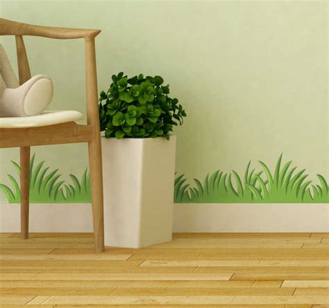 Grass Wall Border Sticker - TenStickers