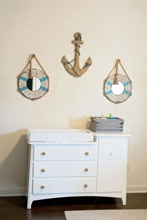 Leyton's Nautical Nursery | Nautical nursery, Nautical baby room decor, Gender neutral nursery decor