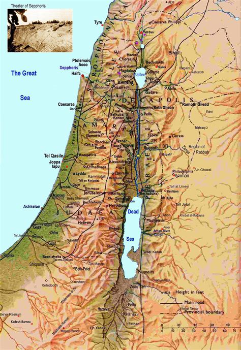 Israel Map - Israel • mappery