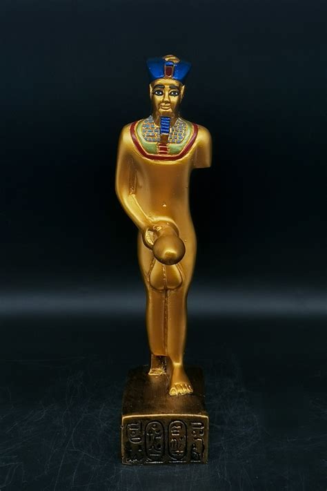 Egyptian Statue of God MIN God of Fertility Made in Egypt - Etsy