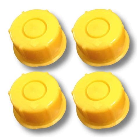 Blitz Yellow Spout Cap fits Self-Venting Gas Can spouts (Pack of 4) - Walmart.com - Walmart.com