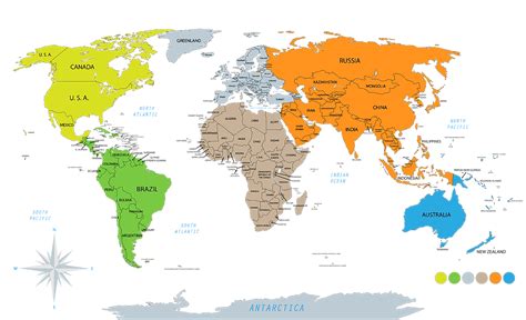 World Map Continents With Countries – Get Latest Map Update