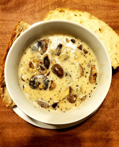 Wild Mushroom Soup with Sherry and Thyme : r/soup