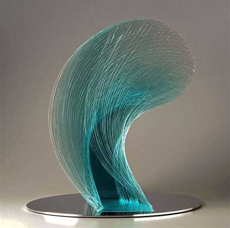 Artist Niyoko Ikuta Uses Layers of Laminated Sheet Glass to Create Spiraling Geometric ...