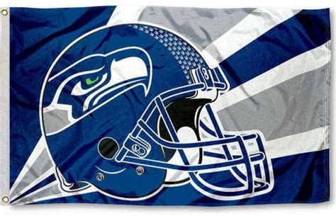 Seattle Seahawks Flag 3x5 Helmet Logo | Seattle seahawks decorations, Seahawks helmet, Seattle ...