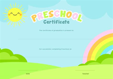 Kindergarten Graduation Certificates Printable - Free Printable Certificate