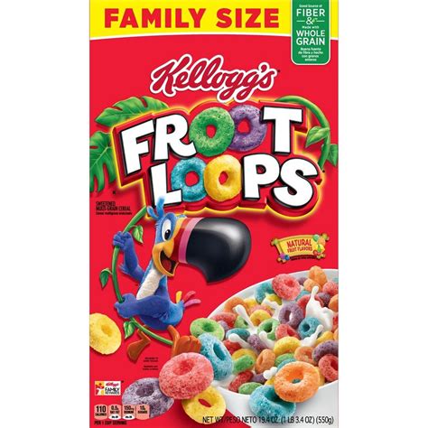 Froot Loops Breakfast Cereal - 19.4oz - Kellogg's | Fruit loops cereal, Froot loops, Cereal