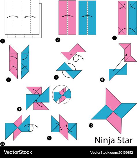 How Do You Make An Origami Ninja Star Step By | Tutorial Origami Handmade