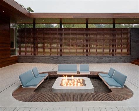 Mid Century Modern Fire Pit - Astrofire Fireplace Aqualuxe | Modern outdoor, Modern ... : Mid ...