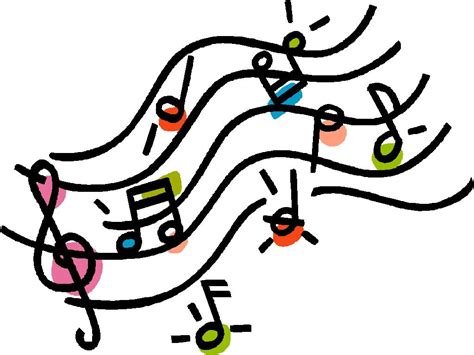 Colorful music note clip art free clipart images – Clipartix