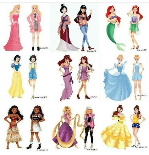 Modern Disney Princesses By Sofiko-chan On DeviantArt